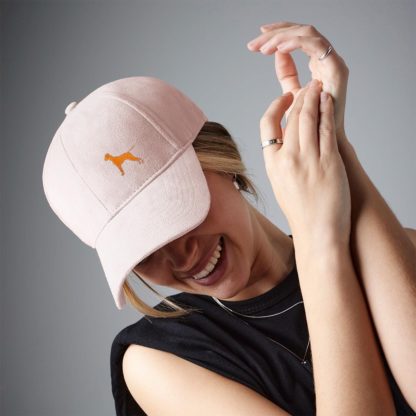 Vizsla Gifts, Faux Suede Embroidered Baseball Cap. - Image 4