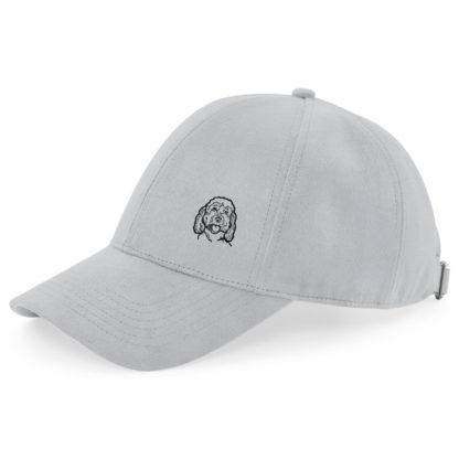 Cockapoo Owner Clothing Gifts, Faux Suede Leather Baseball Cap Hat From The House Of Dog. - Image 5