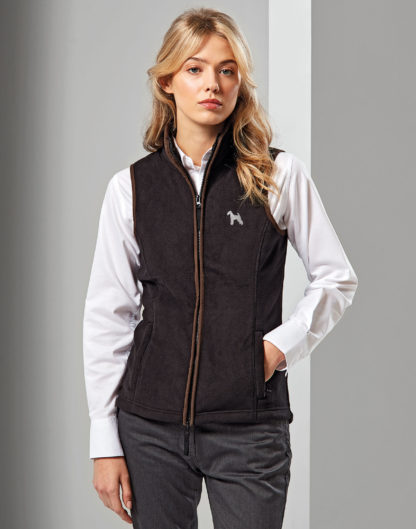 Airedale Terrier Owner Clothing Gifts Embroidered Fleece Gilet From The House Of Dog. - Image 10