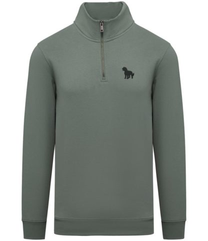Cockapoo Clothing Gifts Embroidered Unisex Eco-Friendly 1/4 Zip High Neck Heavyweight Sweatshirt From The House Of Dog. - Image 8