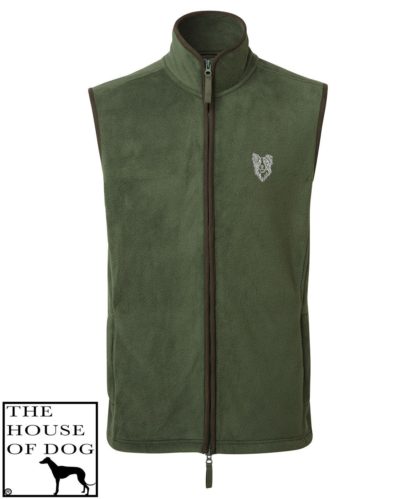 Border Collie Owner Clothing Gift Embroidered Fleece Gilet, From The House Of Dog. - Image 4