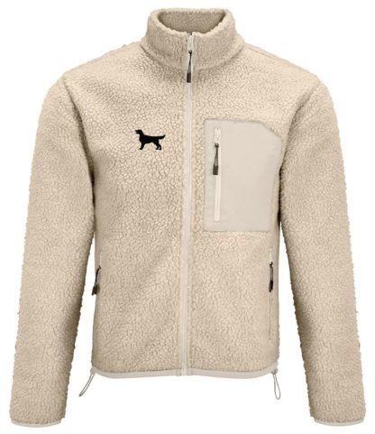 Flat Coated Retriever Owner Gift Clothing Gifts Embroidered Unisex Heavyweight Sherpa Fleece Jacket From The House Of Dog - Image 2