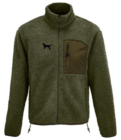 Flat Coated Retriever Owner Gift Clothing Gifts Embroidered Unisex Heavyweight Sherpa Fleece Jacket From The House Of Dog - Image 4