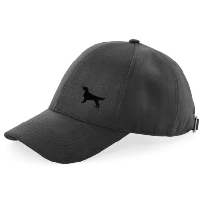 Flat Coated Retriever Owner Clothing Gifts, Faux Suede Leather Baseball Cap Hat From The House Of Dog. - Image 2