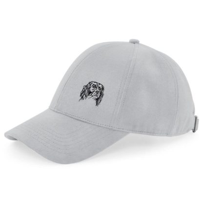 English Springer Spaniel Owner Clothing Gifts, Faux Suede Leather Baseball Cap, - Image 3