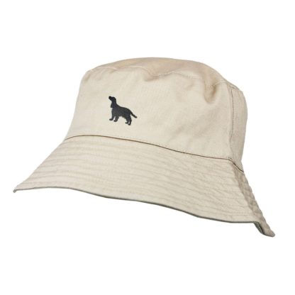Cocker Spaniel Clothing Gifts. 100% Washed Chino Cotton Embroidered Bucket Sun Hat. - Image 4