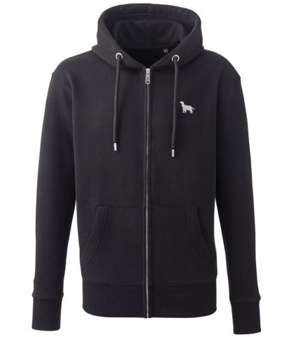 Cocker Spaniel Gifts Embroidered Organic Cotton Eco Friendly Heavyweight Full Zip Hoodie From The House Of Dog - Image 7