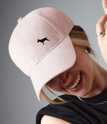 Bull terrier owner clothing gifts, faux suede leather baseball cap hat from the house of dog. - Image 3