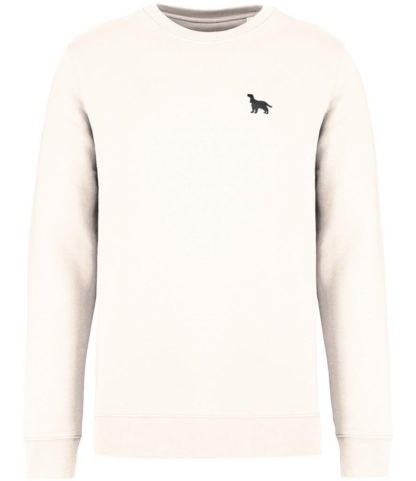 The House Of Dog: Cocker Spaniel Embroidered Heavyweight Organic Cotton Unisex Sweatshirt - Image 4