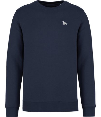 The House Of Dog: Cocker Spaniel Embroidered Heavyweight Organic Cotton Unisex Sweatshirt - Image 6