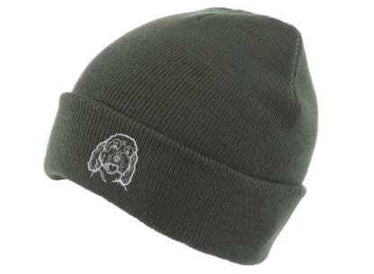 Cockapoo Owner Gifts, Unisex Beanie Ski Hat With Embroidered Design From The House Of Dog. - Image 5