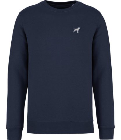 The House Of Dog: Boxer Embroidered Heavyweight Organic Cotton Unisex Sweatshirt - Image 5
