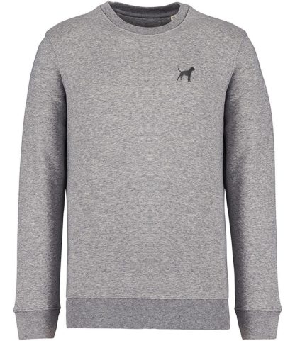The House Of Dog: Boxer Embroidered Heavyweight Organic Cotton Unisex Sweatshirt - Image 6