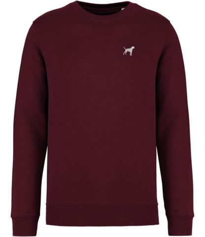 The House Of Dog: Boxer Embroidered Heavyweight Organic Cotton Unisex Sweatshirt - Image 7