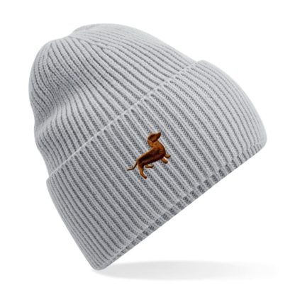 Dachshund Doxie Sausage Dog Clothing Gifts.  Oversized Cuffed Beanie Ski Hat From The House Of Dog. - Image 6