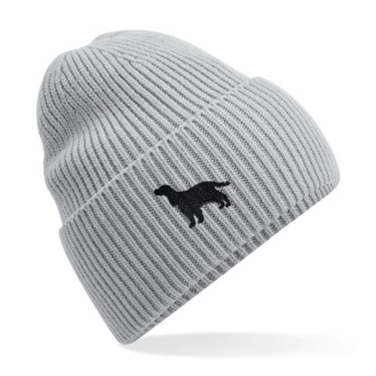 Cocker Spaniel Owner Clothing Gifts.  Oversized Cuffed 'Eco Friendly' Beanie Ski Hat From The House Of Dog. - Image 5