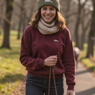 Greyhound, Lurcher, Sighthound Owner Clothing Gifts. Water Repellent Thermal Beanie Ski Hat From The House Of Dog.