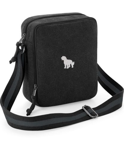 Cockapoo Embroidered Vintage Canvas Dog Walking Bag. A Unique Product From The House Of Dog. - Image 6