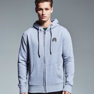 English Springer Spaniel Gifts Embroidered Organic Cotton Eco Friendly Heavyweight Full Zip Hoodie From The House Of Dog