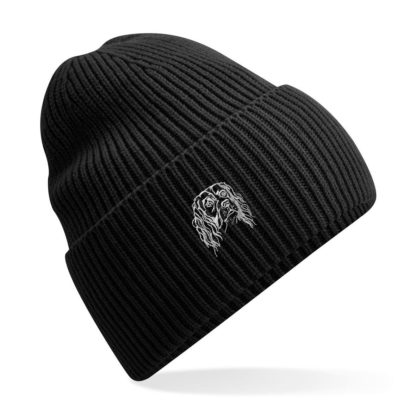 English Springer Spaniel  Owner Clothing Gifts.  Oversized Cuffed 'Eco Friendly' Beanie Ski Hat From The House Of Dog. - Image 4