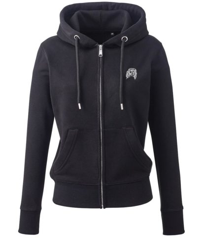 English Springer Spaniel Gifts Embroidered Organic Cotton Eco Friendly Heavyweight Full Zip Hoodie From The House Of Dog - Image 4