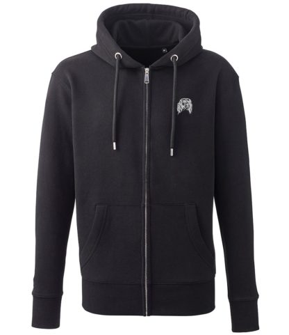 English Springer Spaniel Gifts Embroidered Organic Cotton Eco Friendly Heavyweight Full Zip Hoodie From The House Of Dog - Image 5