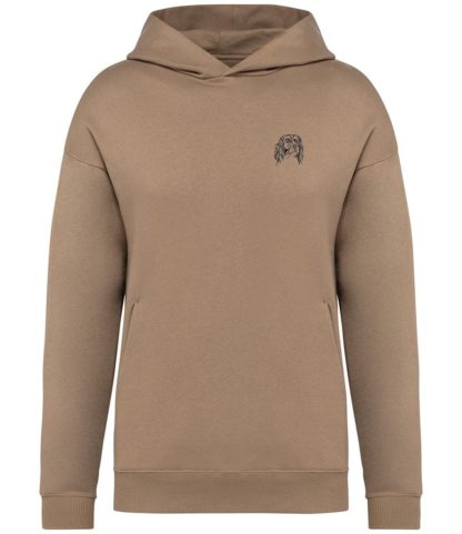 English Springer Spaniel Clothing Gifts Embroidered Unisex Eco-Friendly Super Heavyweight Hooded Sweatshirt From The House Of Dog. - Image 3