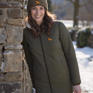 Hungarian Vizsla Clothing Gifts Embroidered Unisex Eco-Friendly Sherpa Fleece Lined Waterproof Jacket From The House Of Dog.