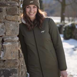 English Pointer Clothing Gifts Embroidered Unisex Eco-Friendly Sherpa Fleece Lined Waterproof Jacket From The House Of Dog.