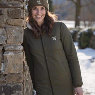 Staffordshire Bull Terrier Staffie Gifts Embroidered Unisex Eco-Friendly Sherpa Fleece Lined Waterproof Jacket From The House Of Dog.