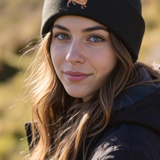 Dachshund Sausage Dog Owner Gifts, Unisex Beanie Ski Hat With Embroidered Design From The House Of Dog.