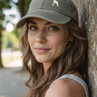 Malinois Owner Gifts, Vintage Heavyweight Cotton Unstructured 6 Panel Baseball Cap from The House Of Dog